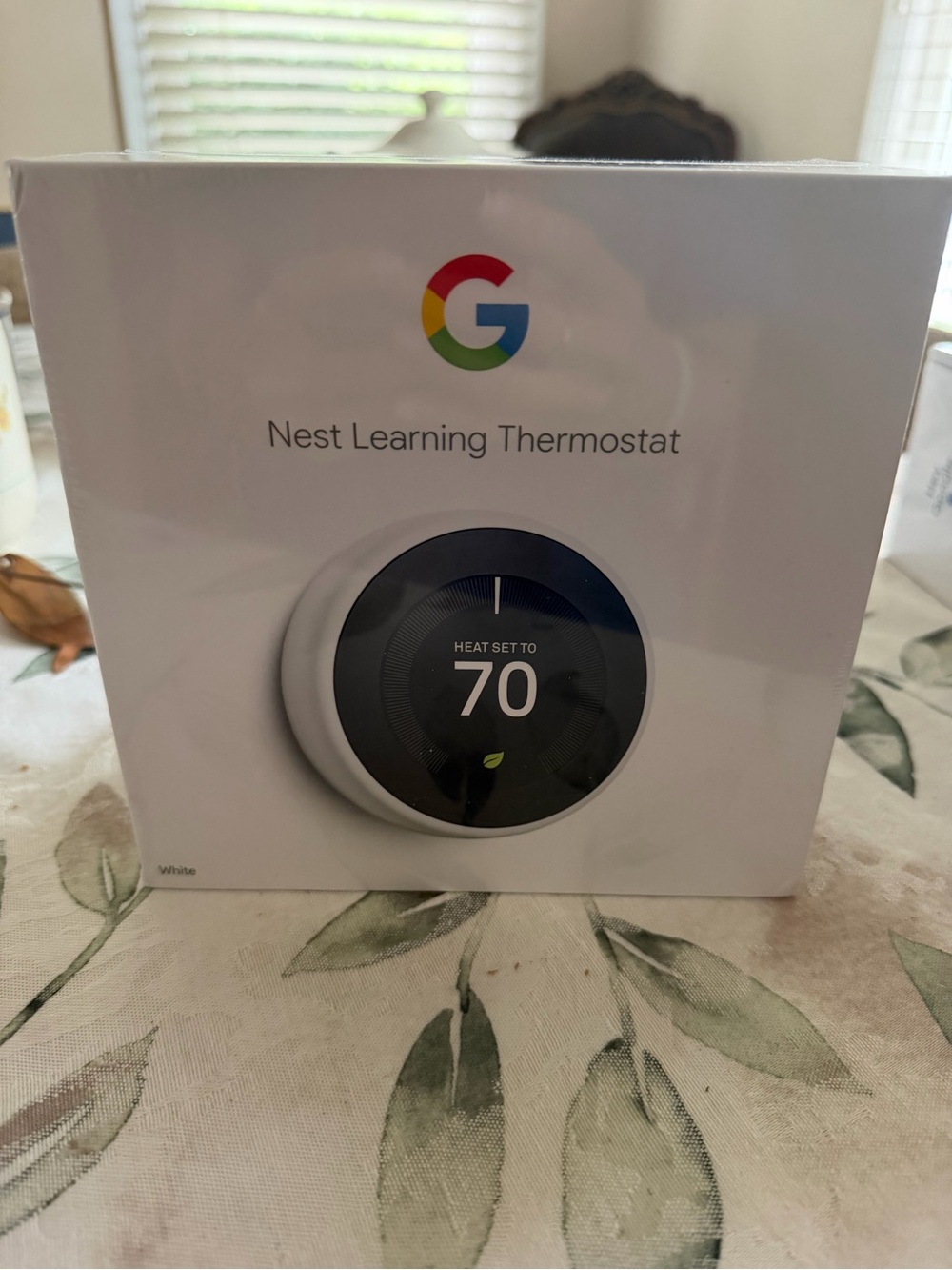 Google Nest Learning Thermostat - White 3rd Gen (2023)